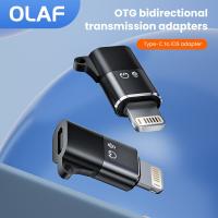 OLAF OTG For iPhone Type C to Lightning Adapter Connector Fast Charging USB C Female to Lightning Male Converter For iPhone