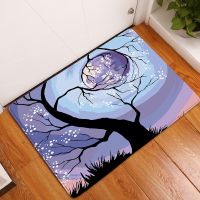 Landscape Oil Painting Pattern Floor Mat Hallway Carpets and Rugs for Bedroom Living Room Kitchen Bathroom Anti-Slip Floor Mats