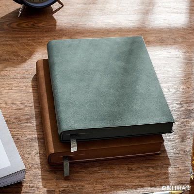 [COD] A5 inner page notebook soft leather retro painting hand-painted without grid wireless illustration white paper diary