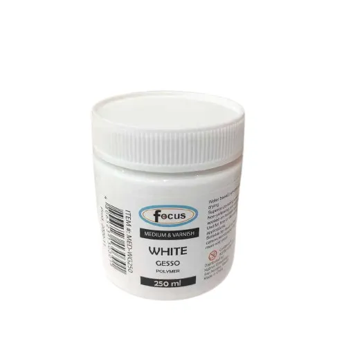 White Gesso Polymer/ Modeling Paste [250ml] Focus Lazada PH