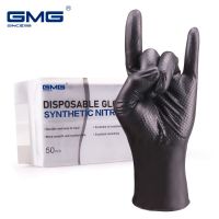 ❆❂┋ Black Gloves Disposable Latex Free Powder-Free Exam Glove Size Small Medium Large X-Large Nitrile Vinyl Synthetic Hand S M XL