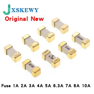 【jw】■❒ 10PCS/LOT Gold foot 1808 125V 0451 SMD Fast blow Fuse 1A 4A 5A 6.3A 7A 8A 10A ultra-rapid fuses new Gepyun