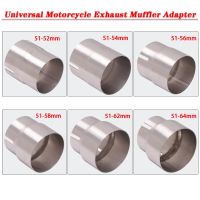 Universal Motorcycle Exhaust Adapter Ecsape Moto 51mm to 52mm 54mm 56mm 58mm 62mm 64mm Muffler Pipe Connetion Adapter Reducer