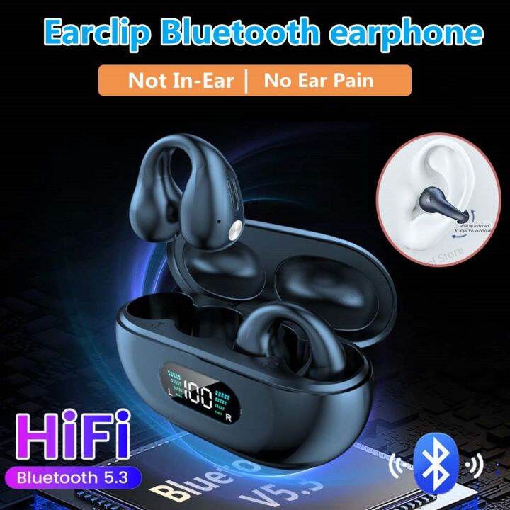TWS Ear Earphones Bluetooth 5.3 Headphones Wireless Hifi Earbuds With