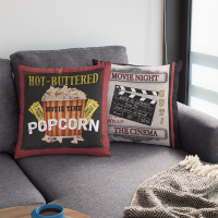 45x4cm Pillow Case Vintage Making Movie Pillowcase Retro Cinema Ticket Cushion Cover Home Decor Car Decor Pillowcase