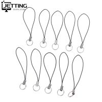 ▫◑ 10pcs/lot Lanyard Lariat Cords Lobster Clasp Rope Keychains Hooks Mobile Phone Strap Charms Keyring Bag Accessories Key Ring