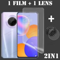 2IN1 1Film 1Lens Hydrogel Film Y9 Prime 2019 Y9A Y9S Y7P Y7A Cover Y7 Y6 Y6S Y5 【hot】