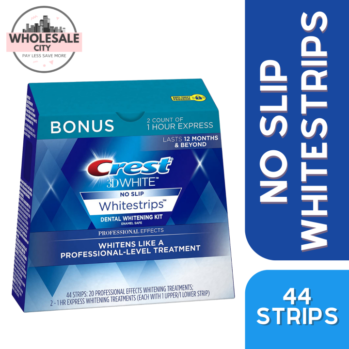 Crest 3D No Slip Whitestrips Professional Effects Teeth Whitening Kit
