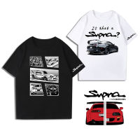 【พร้อมสำหรับการจัดส่ง】เสื้อยืดแขนสั้น Toyota supra JDM Bull Demon King รถประสิทธิภาพญี่ปุ่น รถสปอร์ต วัฒนธรรมรถ ฤดูร้อน ชายและหญิง ครึ่งแขน