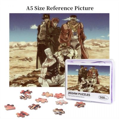 Jojo Bizarre Adventure (4) Wooden Jigsaw Puzzle 500 Pieces Educational Toy Painting Art Decor Decompression toys 500pcs