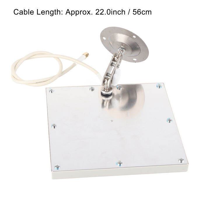 แผงเสาอากาศอะลูมิเนียมและพลาสติก2-4ghz-14-dbi-แผงหน้าปัดทิศทางเสาอากาศแบนราบเสาอากาศ-wifi-แผงระยะไกลสำหรับเราเตอร์อินเตอร์เน็ตไร้สาย