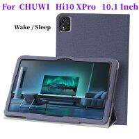 สำหรับ CHUWI Hi10 Xpro 10.1นิ้วเคสหนัง Faux ฝามีขาตั้งขึ้นเคส Ftion ช่อง