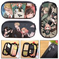 Spy X FAMILY Anime Pencil Case Boy Girl Student Canvas Stationery Bags Cartoon SPYFAMILY Yor Forger School Supplies Bag Gift