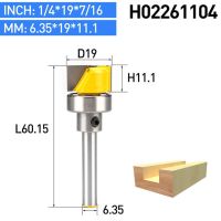 Huhao 1ชิ้น1/4 "ก้านบิตเตอร์สำหรับงานไม้ดอกสว่าน Burrs ไม้เทียมเครื่องตัดมิลลิ่ง Cnc ทำความสะอาดด้านล่างดอกสว่านกับรองลื่น