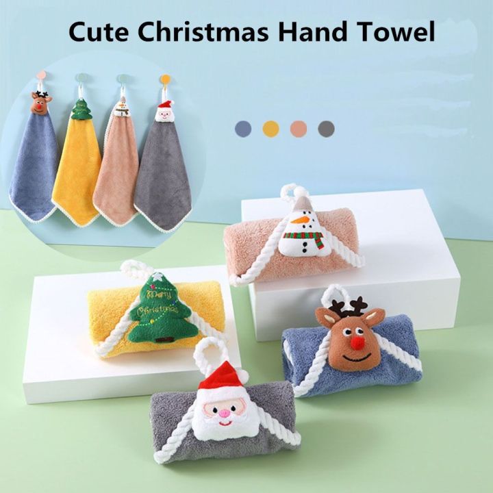 christmas-hand-towels-bathroom-cute-hand-towels-bathroom-plush-kid-bathroom-towel-aliexpress