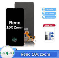 6.6ต้นฉบับสำหรับกระจกกันรอยดิจิตอลสัมผัสหน้าจอ LCD CPH1919ซูม Oppo Reno 10x สำหรับ Reno10X ซูม PCCM00จอแสดงผลด้วยลายนิ้วมือ