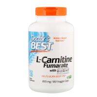 Doctors Best, Acetyl-L-Carnitine, 855 mg, 60 Veggie Caps.(แอล คาร์นิทีน)กรดอะมิโน ช่วยเปลี่ยนไขมันเป็นพลังงาน