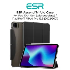 ESR iPad Pro 12.9-inch 2021(5th Gen) Magnetic Trifold Pencil Case-Rebound Gray