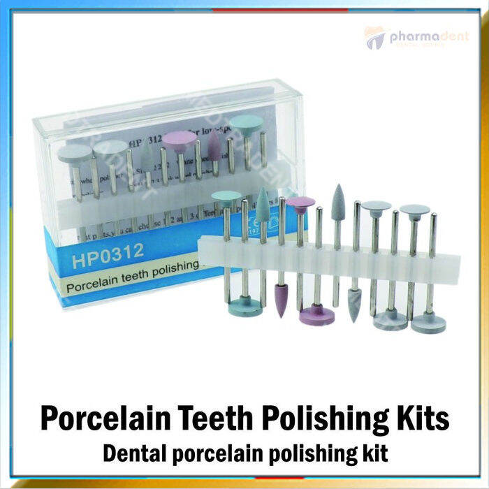 Dental bur poles keramik porselen porcelain polishing kit HP0312