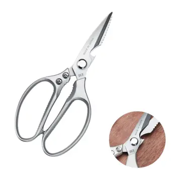 Multi-functional Stainless Steel Kitchen Scissors Panda Shaped Scissors  Heavy Duty For Kitchen, Korean Bbq, Chicken Bone Cutting, Available Now