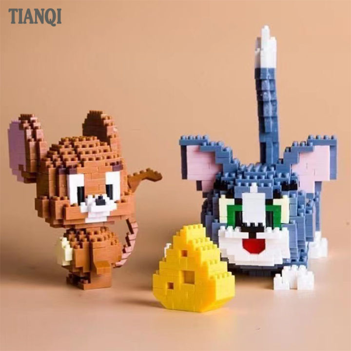 tianqi-เลโก้ทอมเจอรี่-nano-tom-and-ตุ๊กตาทอมand-jerry-ตัวต่อนาโน-1460pcs-ตัวต่อเลโก้-เลโก้การ์ตูน-โมเดลทอมเจอรี่-เลโก้นาโน-ชุดตัวต่อ-เลโก้ตัวต่อ1000