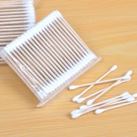 【LZ】﹉✥  100 PCS Dispose Double-headed Medical Cotton Swab Hygiene Cleaning Sticks Semi Permanent Makeup Tattoo Assist Supplies