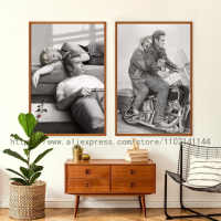 Marilyn Monroe และ James Dean Decoration Art Poster-ของขวัญส่วนบุคคลสำหรับการตกแต่งห้องนอนของครอบครัวสมัยใหม่และ Wall Art