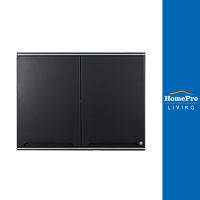 HomePro ตู้คู่ KING PLATINUM CURVE 90x67.8 ซม. สีเทา แบรนด์ KING