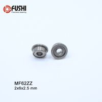 หน้าแปลน MF62ZZ แบริ่ง2X6X2.5มม. ABEC-1 (10ชิ้น) หน้าแปลนขนาดเล็ก MF62 Z ตลับลูกปืน ZZ