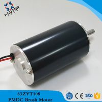 63ZYT108 12v 24v 50W 2000rpm ~ 6000rpm 63mm High Torque Permanent Magnet Brush DC Electric Tubular Motor