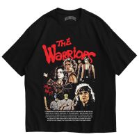 เสื้อยืด OVERSIZE The warior สีดำ rollingstaut VINTAGE 90S Game for survival