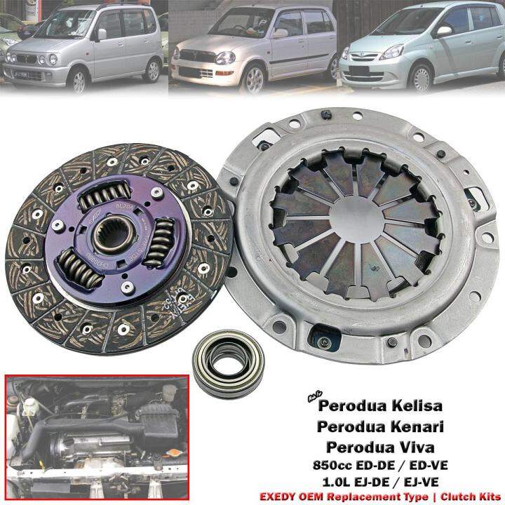 [EXEDY] Perodua Kelisa 850 1.0 / Kenari / Viva 850 1.0 Clutch Kits Lazada