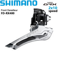 Shimano GRX FD RX400 Derailleur ด้านหน้า2x1 0จักรยานถนนความเร็วสูง Braze บน Derailleur เดิมอุปกรณ์รถจักรยาน