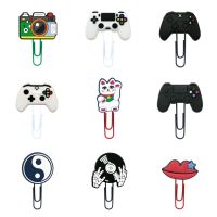 1pcs Gamepad Style PVC Bookmarks Page Holder Witch Paper Clip Shool Office Supplies Student Stationery Acessories Gift