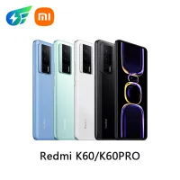 Xiaomi Redmi K60 /Redmi K60 pro สมาร์ทโฟน 5G China Version 6.67 นิ้ว 64MP 54MP OLED 120Hz 5500mAh/5000mAh 67W/120W ชาร์จเร็ว MIUI 14