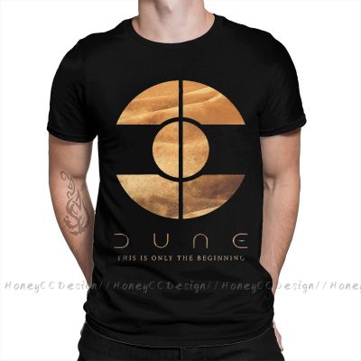 Dune Part One This Is Only The Beginning Print Cotton T-Shirt Camiseta Hombre For Men Fashion Streetwear Shirt Gift