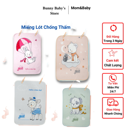 Lót chống thấm 4d good mama cho bé -bunnybabystore - ảnh sản phẩm 1