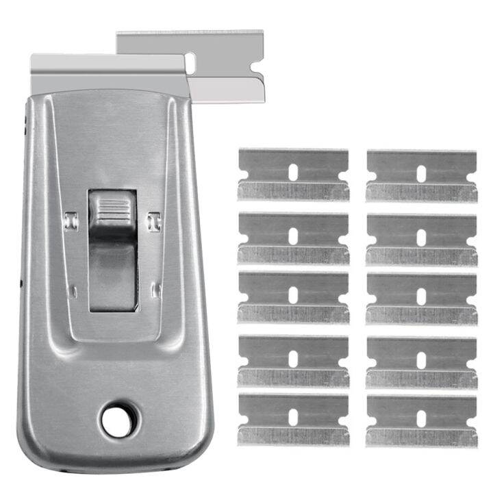 Multi-Purpose Razor Scraper Set Steel Single Edge Razor Blade Scraper ...