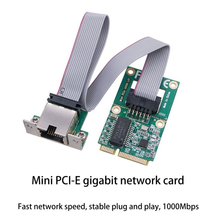 mini-pci-e-การ์ดเครือข่าย1000mbps-gigabit-ethernet-nic-อะแดปเตอร์-rtl8111f-pci-สำหรับ-express-10-100-1000m-rj45-lan-สำหรับ-compute