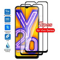 【Extraordinary Products】2Pcs สำหรับ Vivo Y20 Y20i กระจกเทมเปอร์ปกป้องหน้าจอ V19 V17 V9 Y11 Y12 Y15 Y17 Y81 Y91 Y93 Y95 Y97 Y30 Y50 9H ป้องกันการระเบิดฟิล์มป้องกัน