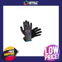 (ส่งฟรี) ถุงมือผ้า เคลือบไนไตร G-Tek Maxiflex Black Micro-Foam Nitrile Coated Size 8 Part No.34-874-8 (M)