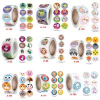 50 500pcs Cute Cartoon Animal Decoration Sticker Cake Label Birthday Wedding Party Sticker Envelope Office Stationery Kids Gift