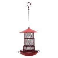 Squirrel-Proof Bird Feeder Spinning Metal Foldable 3-Layer Feeder Squirrel-Proof Metal Bird Feeders for Outside Hangings Garden Terrace Outdoors Backyard intelligent