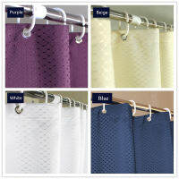 Jacquard ละเอียดอ่อนผ้าโพลีเอสเตอร์หนาม่านอาบน้ำสีทึบกันน้ำห้องน้ำม่านอาบน้ำโรงแรมห้องน้ำพาร์ทิชัน