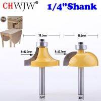 CHWJW 2PC 1/4－Shank Dropleaf Table Router Bit Set เครื่องตัดไม้บิตเราเตอร์งานไม้