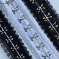 [HOT!] YeulionCraft Lace Pair Buckle Webbing Material DIY Hand Sewing Garment Wedding Corset Straps Trim Lace Accessories