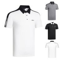 and summer new golf mens short-sleeved T-shirt outdoor breathable perspiration sports jersey Polo