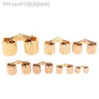 Copper Brass Furniture Hinges 8-24mm Cylindrical Hidden Cabinet Concealed Invisible Door Hinges For Hardware Gift Box