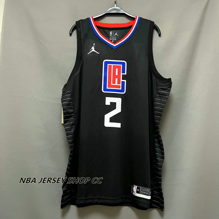 High Quality】Men's New Original NBA Los Angeles Clippers #2 Kawhi Leonard  Icon Edition Blue Jersey 2022-23 Swingman Heat-pressed