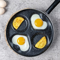 Non-stick Omelet Pan For Eggs Ham PanCake Maker Frying Pans Creative 4 Hole No Oil-e Breakfast Grill Pan Cooking Pot